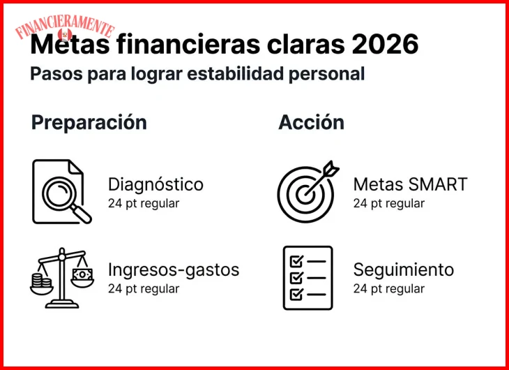 Especificar el monto exacto y la fecha límite de cada meta