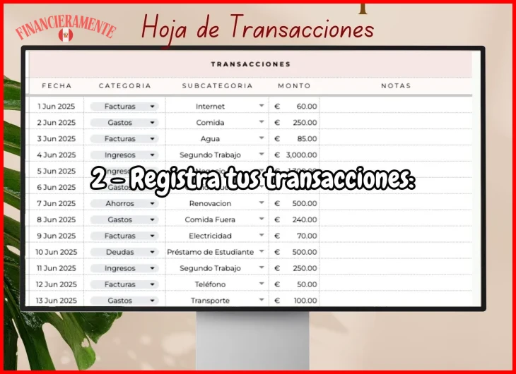 Guía de presupuesto personal con método 50/30/20 7 Herramientas y plantillas para registrar y ajustar tu presupuesto