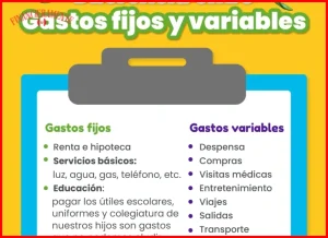 que son los gastos fijos y variables del hogar 0f5c53